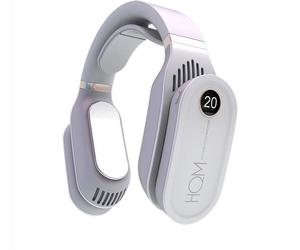 Mini-climatiseur portable, ventilateur, refroidisseur de nuque intelligent & chauffage, blanc