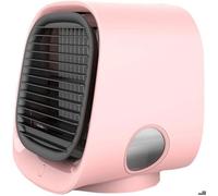 Mini climatiseur USB - Fonction cristaux de glace Ventilateur humidificateur silencieux - Voyage et voiture