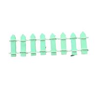Mini clôture 10 pièces Pour Les Jardins,Les Pots De Fleurs | Micro ornements paysagers, ornements de jardinage, petites clôtures décoratives(Green)