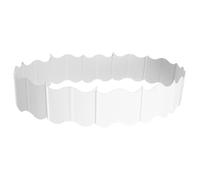 Mini Clôture de Jardin en Plastique PP Soi-même, Blanche | Style Simple et Élégant, Forme Réaliste, pour Guesthouses et Restaurants, Finition Soignée