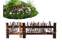 Mini clôture décorative pour bureau, style japonais | Clôture artisanale miniature pour la maison, table, plante en pot, cérémonie du thé, jardin des fées