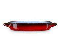Mini Cocotte à Induction 18 cm, Casserole 0,9 L Acier Émaillé Vintage Tous Feux Briebe Ignea Rouge 9 G
