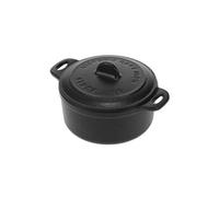 Mini Cocotte Fonte Emaillée à Induction 10cm, 0,3L, 1-2 Portions, sans PFOA 39202 Noir