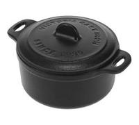 Mini Cocotte Fonte Émaillée à Induction 10cm, 0,3L, 1-2 Portions, sans PFOA Victoria 39202 Noir 6 G