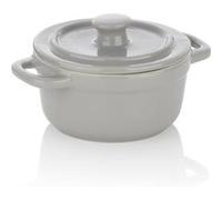 Kela – Mini cocotte Malin – 14 cm – Gris – Céramique