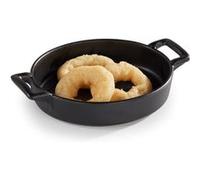 Mini Cocotte Ovale Mélamine Noire 18 x 13 cm