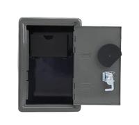 Mini coffre-fort en métal | caisse à monnaie en métal pour | anti-chute, argenté, Siehe Beschreibung, Voir description | Boîte de rangement, cadeaux pour la fête des enfants, anniversaire, Nouvel An