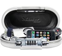Mini Coffre-fort Portable Master Lock Safe Space 5900EURDWHT, Avec Câble, Combinaison, Blanc