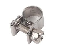 Mini-collier de serrage en acier inoxydable 304 NDNCZDHC, collier de serrage à vis pour tuyau, clip de serrage puissant pour les installations de tuyauterie mécanique générales (8-10mm)
