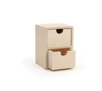 Mini Commode 2 Tiroirs 110x80x75
