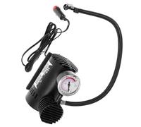 Mini Compresseur D’Air 12 V Noir Plastique Métal, Gonfleur Pneus Auto | Baromètre à Cadran, 20, 7 Bar 300 Psi 2069 kPa, Urgence Route, pour Jouets Gonflables et Pneus Moto