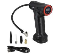 Mini Compresseur d'Air Sans Fil DEDRA - Pompe Pneumatique Rechargeable 150 PSI - Arrêt Automatique, Écran LED, USB-C - Pour Pneus Voiture, Moto, Vélo et Ballons - Capacité 25 l/min