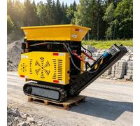 Mini concasseur à mâchoires portable efficace avec convoyeur, broyeur à mâchoires et broyeur à marteaux pour béton, granit, calcaire et traitement de roche