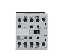 Mini contacteur AC Rail Din 3P 3main 1NO/3main 1NC, tension de bobine 220V 50/60Hz 6A 9A 12A, CJX2-K