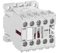 Mini contacteur MC1A301ARJ, 3 contacts principaux NO et 1 contact auxiliaire NC, 110-115 V 50 Hz/110-120 V 60 Hz, blanc, 5,6 x 4,5 x 4,8 cm (référence : 1SAL100175R9901)