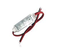 MINI contrôleur de gradation de ligne monochrome rouge et noire barre lumineuse monochrome mini variateur CC 3 boutons lumière flash et dégradé foncé