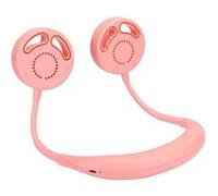 Mini cou ventilateur suspendu sans lame Portable Sports de plein air (Rose )