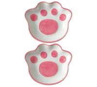 Mini Coupelle Sauce Patte de Chat en Céramique Rose 2 Pcs Plusieurs styles
