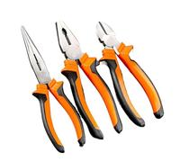 Mini coupeur de 8 pouces, petit câble métallique robuste, coupe-bordures avec poignée antidérapante souple Convient pour la réparation de bijoux(Needle nose pliers)