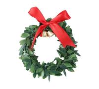 Mini Couronne De Noël 1 Pièce, Décoorations De Maison, Arbre De Noël, Porte Suspendue, Ornements De Noël, Nouvel An, Couronne De Mariage, Bricolage