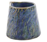 Mini Crémier en Céramique 40ml Bleu pour Lait et Confiture