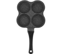 Mini Crêpes 4 Trous Pancake Grill Pan Grill Pan pour Crêpes Crêpière noir