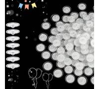 Mini crochet adhésif transparent (2,3 cm/0,91 po - 15 pièces/50 pièces), crochet de plafond en plastique transparent, crochet de décoration murale DIY, crochet pour accrocher des drapeaux pour fête de