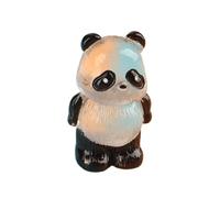 mini cute panda Resin Sculpture Exquisite Hand Painted Panda Statues | Tiny Panda Figurines Exquisite Hand-painted Resin Pandas Animals Figures for Fairy Garden Landscape Flower Pots