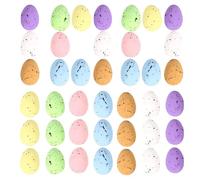 Mini Décorations D'œufs De Pâques - 100 Œufs D'oiseaux Artificiels Miniatures Colorés En Mousse | Oeuf De Pâques Pour Couronne, Pièce Maîtresse, Remplisseurs De Paniers, Printemps, Fournitures De Fête