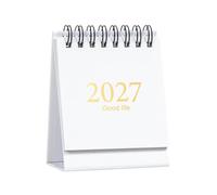 Mini Desk Calendar - Paper Planner | 4 X 3 Inch Organizer | Jan 2027 | Standing Desktop Calendar - Planner | 4 X 3 Inch Organizer | Jan 2027 Jun 2028, Monthly Planning | Office Study Travel