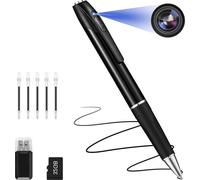 Mini détecteur de mouvement, petite caméra IP portable 32 Go 1080p pour la surveillance à domicile et au bureau, avec 5 recharges d'encre