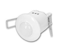 Mini détecteur de présence IR OR-CR-283 - Détecteur de Mouvement 360° avec capteur PIR pour Montage au Plafond, portée de 6 m, réglable, encastré, Blanc