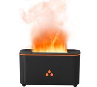 Mini diffuseur pour huiles essentielles, 160 ml, diffuseur d'arômes ultrasonique avec des flammes colorées