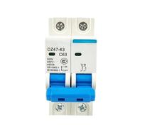 Mini disjoncteur 2P AC 400V, 6A 10A 16A 20A 25A 32A 40A 50A 63A MCB for interrupteur d'air de système PV(16A)