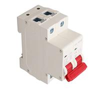 Mini Disjoncteur DC 2P 20A 1000V pour Système Solaire Photovoltaïque, évite les Surcharges et les Courts-circuits, Installation Facile