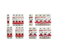 Mini-disjoncteur DZ47 400 V 1-4 pôles 3-125 A type C, protection contre les courts-circuits et surcharges, montage sur rail DIN 35 mm, capacité de coupure 6 kA(125A,4P)