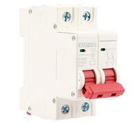 Mini Disjoncteur, Mini Disjoncteur 2P Strong Haute Sensibilité 6Ka DC, Réponse Rapide for Circuit DC de Protection contre les Surcharges Protecteurs de fuite à la terre