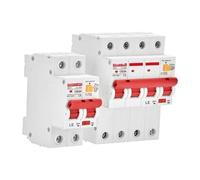 Mini disjoncteur protecteur de fuite AC230V 380V | Tension RCBO deux triphasés RCD 30mA 10A 16A 20A 25A 32A 40A 50A(4P 380V-400V,80A)