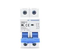 Mini disjoncteur solaire TOB7Z-63 2P DC 1000V, 3A 6A 10A 16A 20A 25A 32A 40A 50A 63A DC MCB for PV, 1 pièce(25A)