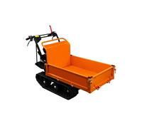 MonsterShop Mini-dumper à chenilles 6,5 ch 196 cm³ 300 kg benne basculante 4 vitesses