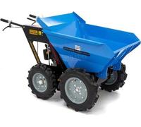 Mini-dumper de 250 kg avec benne basculante, moteur de 6,5 chevaux (196 ccm), traction 4x4, 4 vitesses avant et 1 vitesse arrière