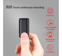 Mini enregistreur à commande vocale 500 heures, dispositif d'enregistrement numérique, dictaphone sonore professionnel, micro enregistrement audio, portable, petit With OTG adapter