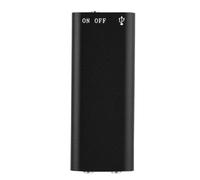 Mini enregistreur vocal numérique, mémoire de 8 Go, 15 h, enregistrement stéréo continu de dictaphone et lecteur MP3 avec écouteurs