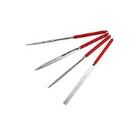 Mini Ensemble de Fichiers en Diamant,4 PCS Mini Fichier D'aiguille Set Diamond Rasp Tool De Sculpture en Métal en Bois Bijoux Polissage Gravure Fichier pour Broyage en Pierre en Verre en Bois
