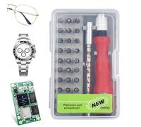 Mini Ensemble Tournevis,Kit D'Outils Ajustable À Poignée Ergonomique,Jeu d'de tournevis - Pour PC Console De Jeu Montre Lunettes Réparation Électronique Batterie Voiture Camion Maison