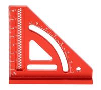 Mini équerre de menuisier, règle triangulaire en aluminium précise pour le travail du bois, outil compact de traçage d’angles à 45° au design léger, idéal pour les menuisiers et