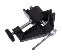 Mini Étau à Pince Portable, Étau Domestique en Métal Noir | Ouverture 0-55mm, Serrage Précis et Stable, pour Menuiserie à Domicile et Perçage de Pièces