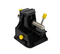Mini Étau de Table en Alliage D’aluminium, Serrage Sécurisé Compact | Petites Pièces et Bois, Bricolage, Sculpture sur Bois, Modélisme, Corps en Aluminium Noir