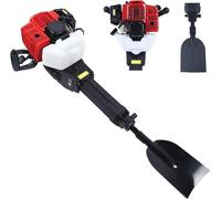 Mini-excavatrice à deux temps pour jardin, 52cc, 1900W, machine de jardinage pour plantations, perceuse manuelle pour jardin, mini-excavatrice portable, pelle mécanique à essence avec démarrage automa