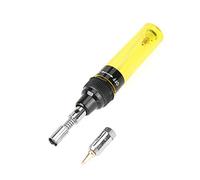 Mini Fer à Souder à Gaz avec Torche, Chalumeau Réglable jusqu'à 450°C, Jaune
